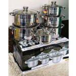 Edenberg 12 Pcs Stainless Steel Cookware Set | Price in Kenya