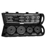 Adjustable 50kgs Dumbbells  [With Straight Barbell, Connector and Carrycase]