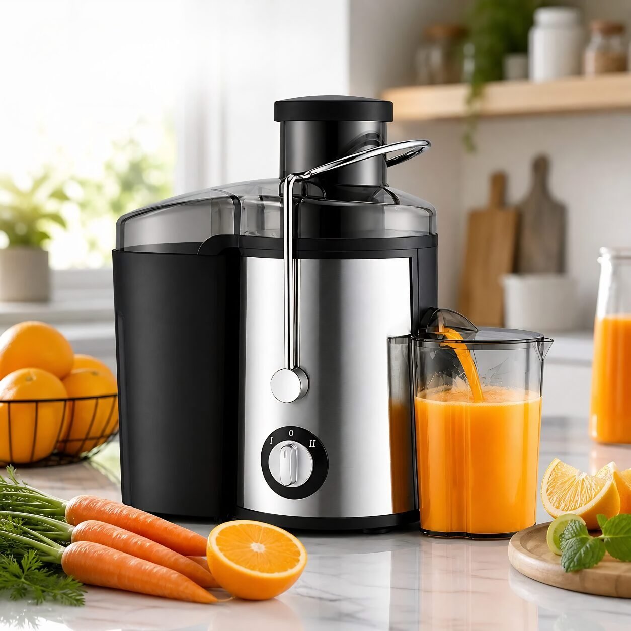 Ashnahome-800w-juice-extractor-on-kitchen-counter